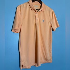Izod Men's Peach Polo Shirt